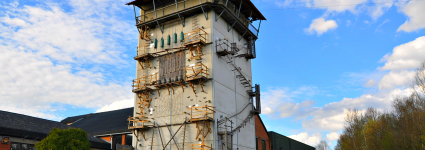 Climbing tower at de Schorre