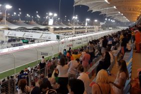 Starting grid at the Formula 1 Grand Prix of Bahrain